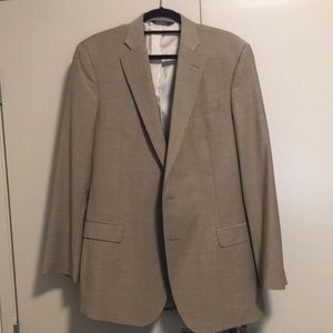 Brooks Brothers tan suit jacket/ blazer